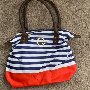 C Wonder top handle small bag 12 in long and high